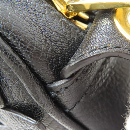 MIUMIU logo Shoulder Bag Leather Ladies [Used]