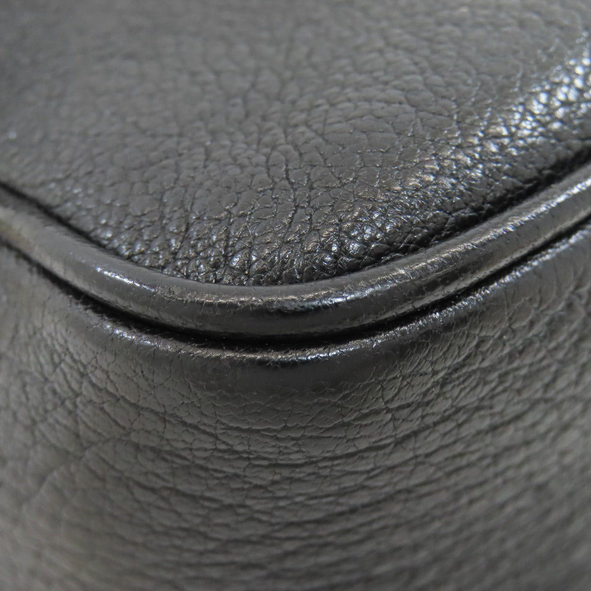 MIUMIU logo Shoulder Bag Leather Ladies [Used]