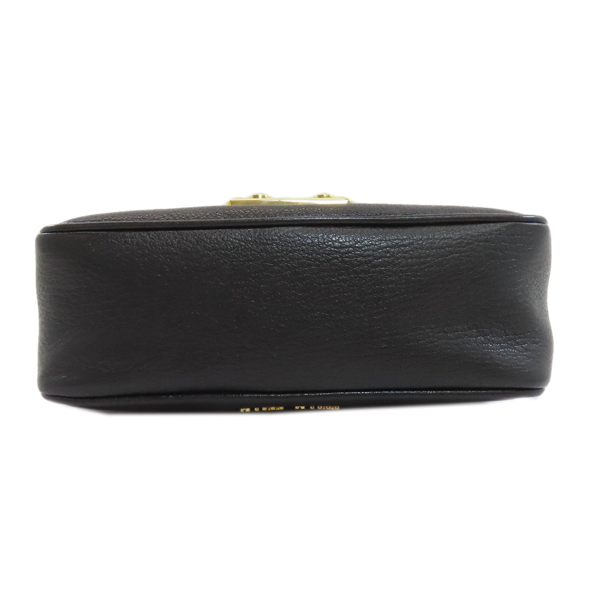 MIUMIU logo Shoulder Bag Leather Ladies [Used]