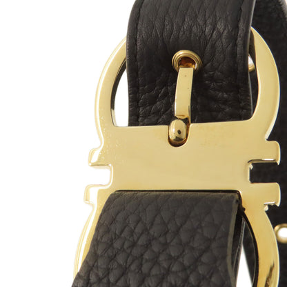 Salvatore Ferragamo Drawstring Belt Shoulder Bag Leather Ladies [Used]