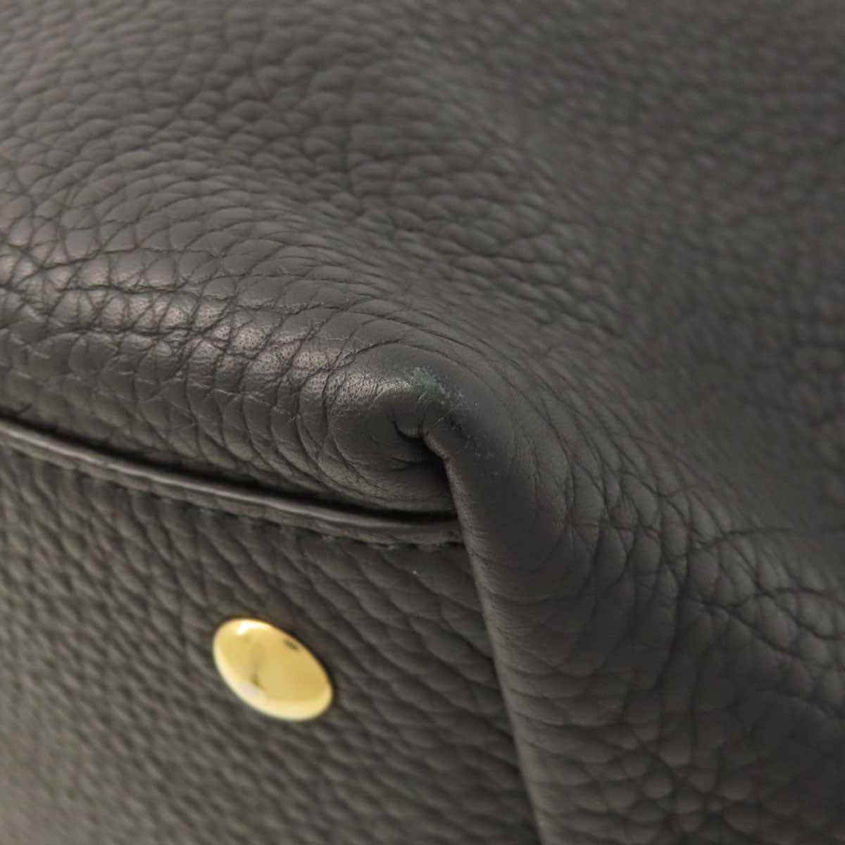 Salvatore Ferragamo Drawstring Belt Shoulder Bag Leather Ladies [Used]