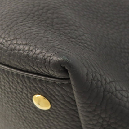 Salvatore Ferragamo Drawstring Belt Shoulder Bag Leather Ladies [Used]