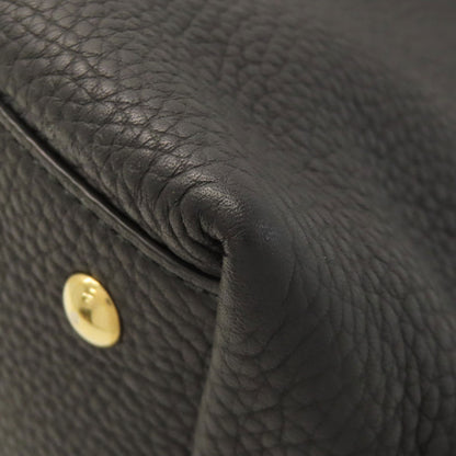 Salvatore Ferragamo Drawstring Belt Shoulder Bag Leather Ladies [Used]