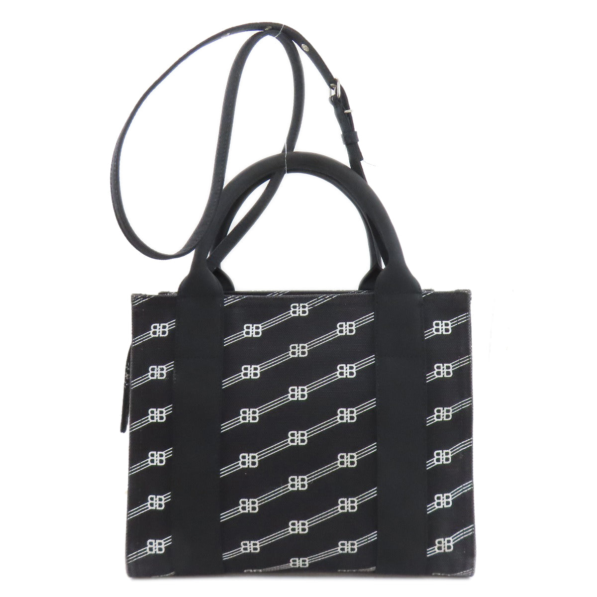 BALENCIAGA 620884 Trade S 2WAY Handbag Canvas Ladies [Used]