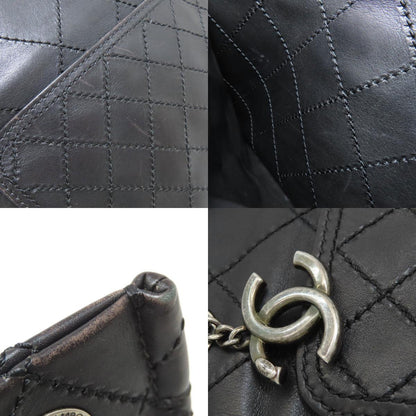 CHANEL Matelasse SilverHardware Shoulder Bag Calf Ladies [Used]