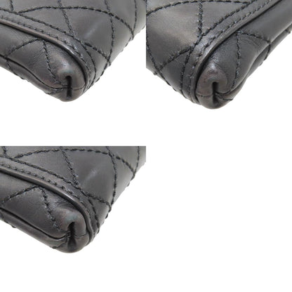 CHANEL Matelasse SilverHardware Shoulder Bag Calf Ladies [Used]