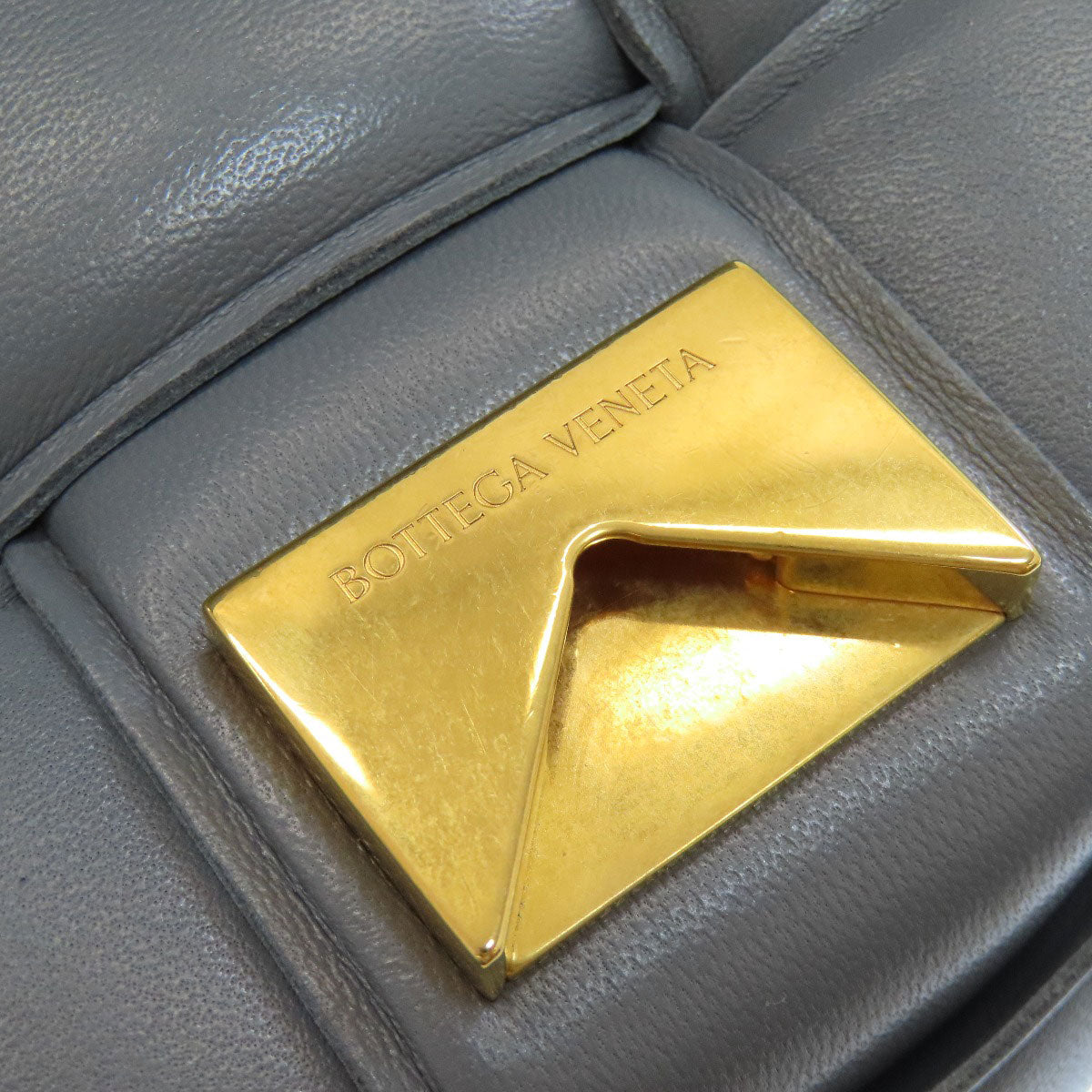 BOTTEGA VENETA Padded cassette Shoulder Bag Calf Ladies [Used]