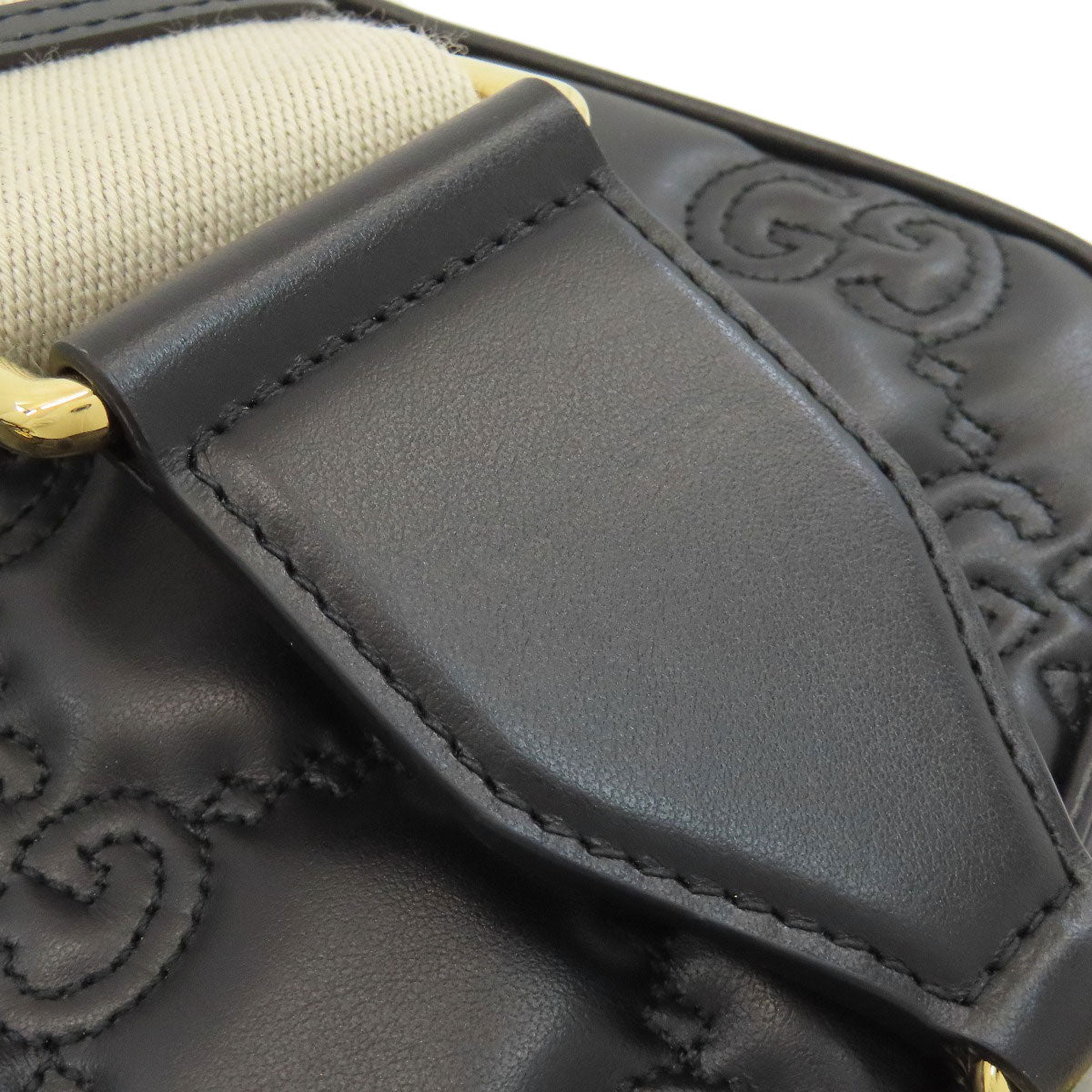 GUCCI 702234 GGMatelasse Shoulder Bag Calf Ladies [Used]