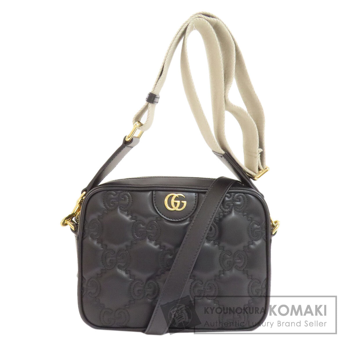 GUCCI 702234 GGMatelasse Shoulder Bag Calf Ladies [Used]