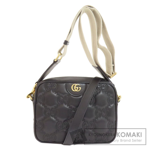 GUCCI 702234 GGMatelasse Shoulder Bag Calf Ladies [Used]