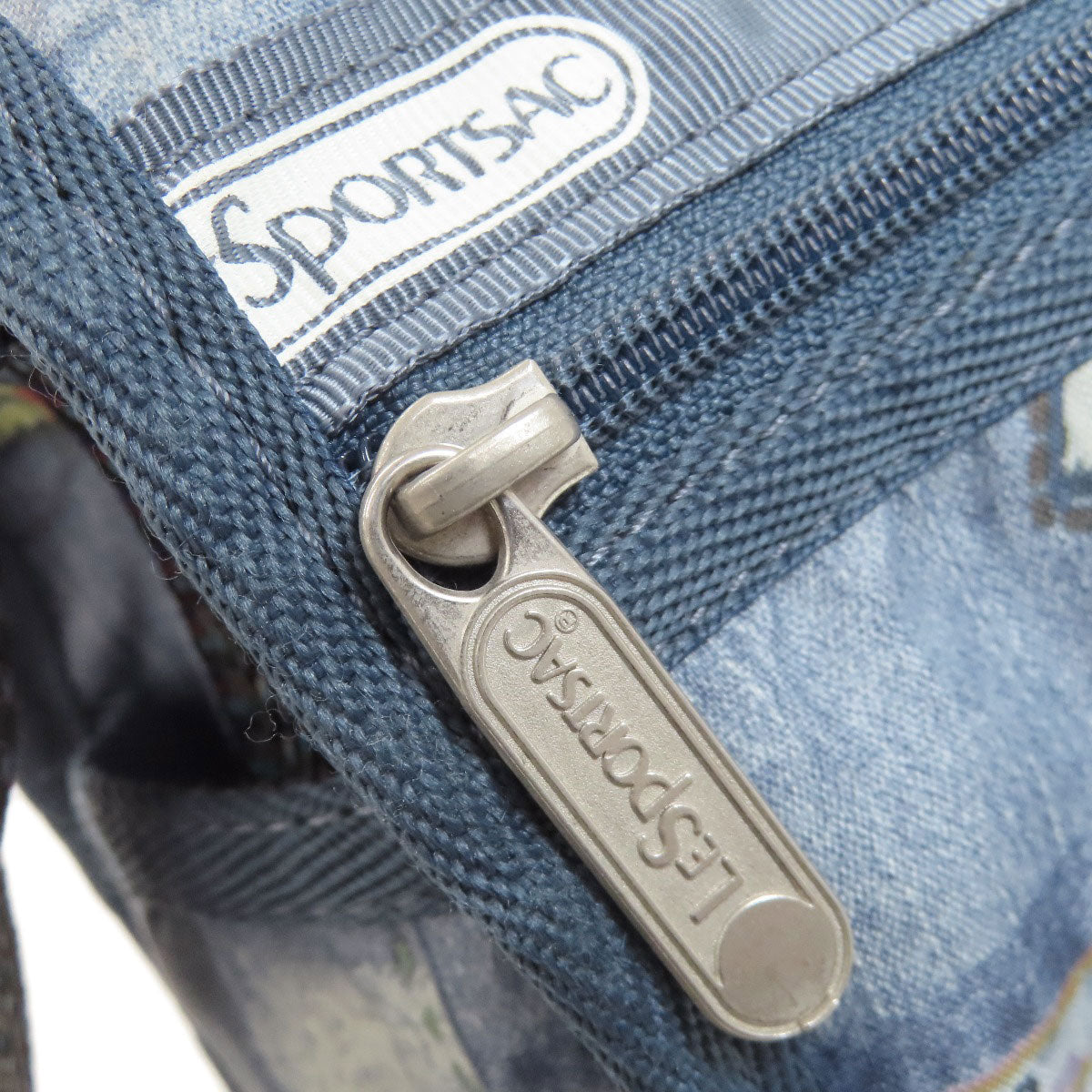 LeSportsac Patchwork denim pattern Shoulder Bag Nylon Ladies [Used]