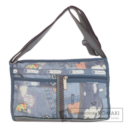 LeSportsac Patchwork denim pattern Shoulder Bag Nylon Ladies [Used]