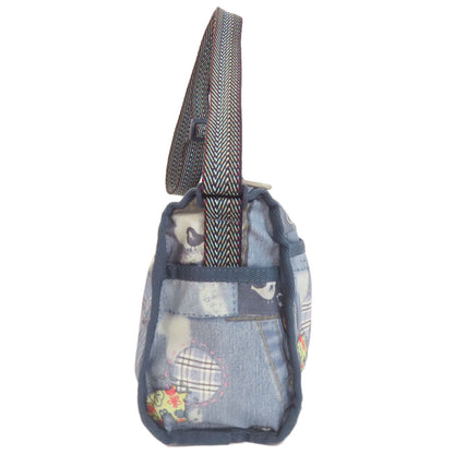 LeSportsac Patchwork denim pattern Shoulder Bag Nylon Ladies [Used]