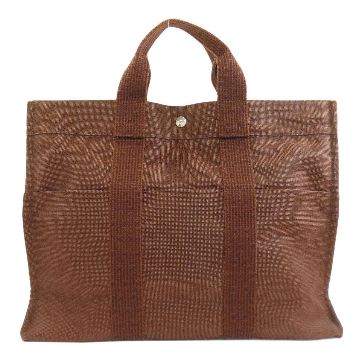 HERMES Her LineMM Handbag Canvas Ladies [Used]