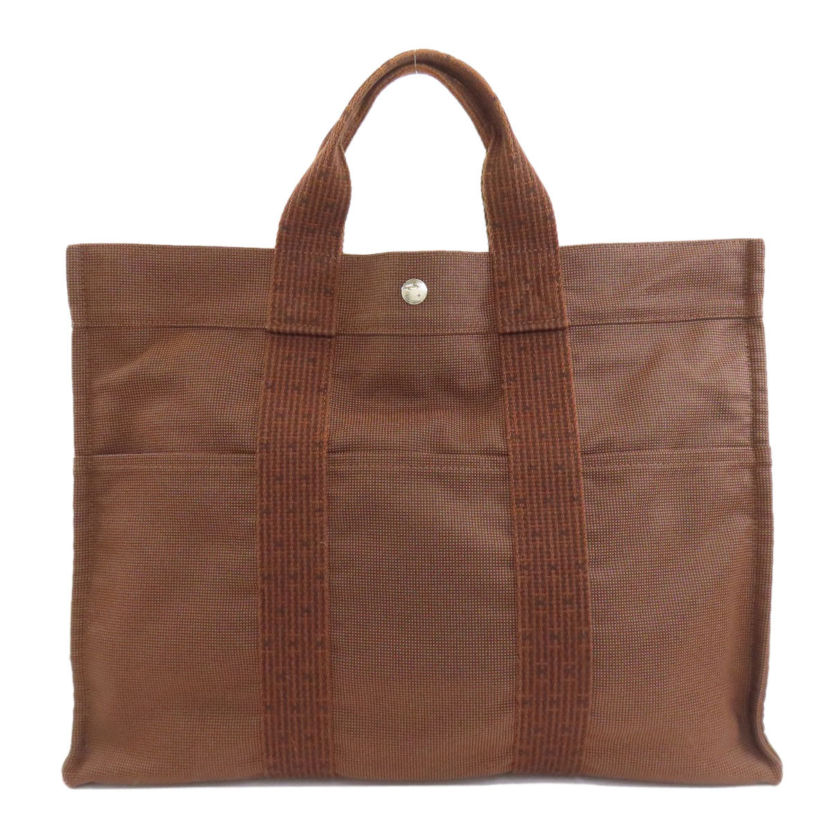 HERMES Her LineMM Handbag Canvas Ladies [Used]