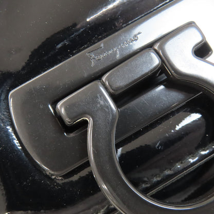 Salvatore Ferragamo GanciniHardware Tote Bag Patent leather Ladies [Used]