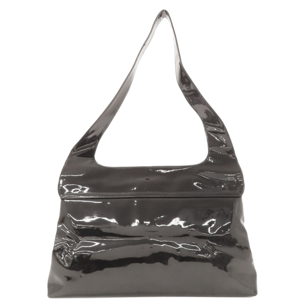 Salvatore Ferragamo GanciniHardware Tote Bag Patent leather Ladies [Used]