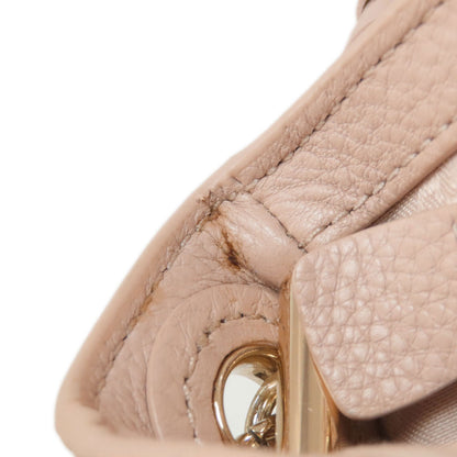 Tory Burch logo Shoulder Bag Leather Ladies [Used]