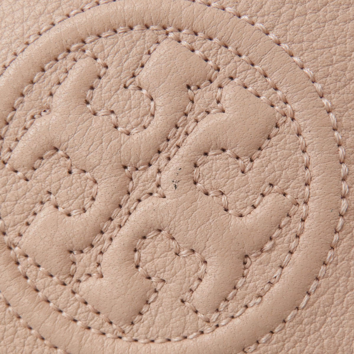 Tory Burch logo Shoulder Bag Leather Ladies [Used]