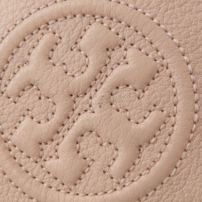 Tory Burch logo Shoulder Bag Leather Ladies [Used]