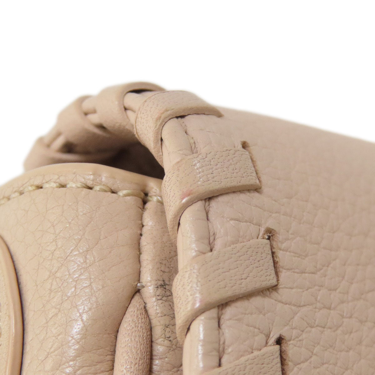 Tory Burch logo Shoulder Bag Leather Ladies [Used]