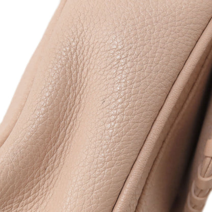 Tory Burch logo Shoulder Bag Leather Ladies [Used]