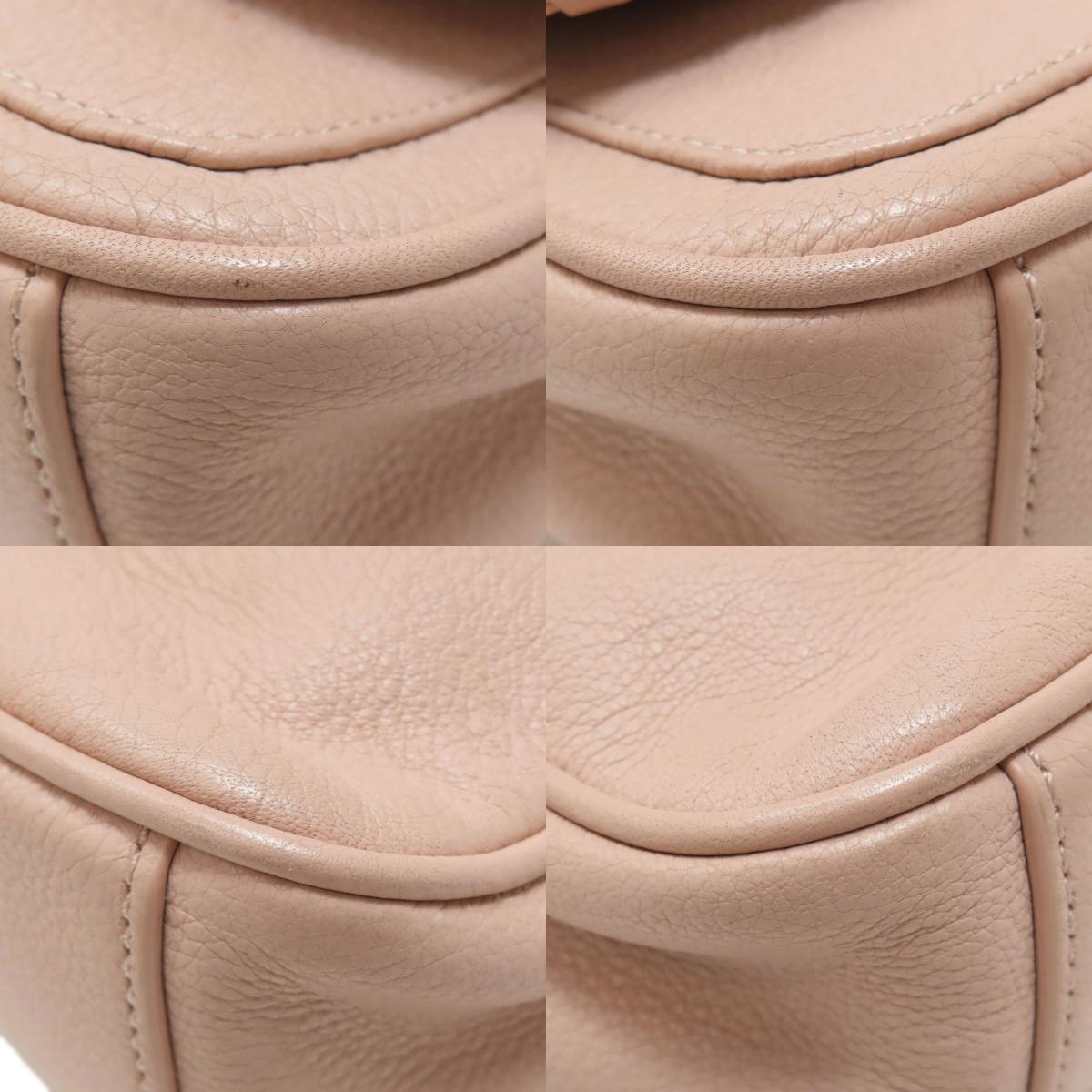 Tory Burch logo Shoulder Bag Leather Ladies [Used]