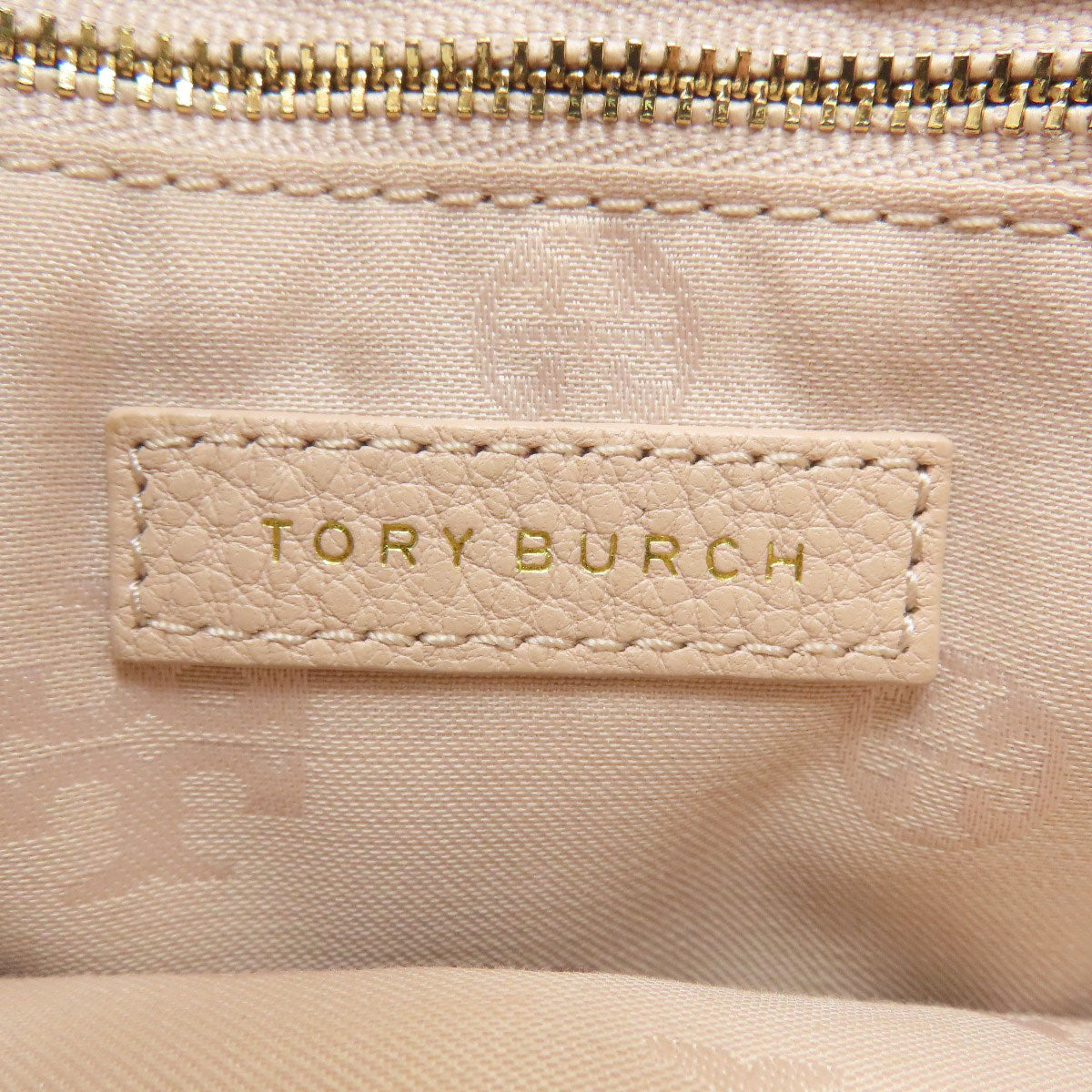 Tory Burch logo Shoulder Bag Leather Ladies [Used]