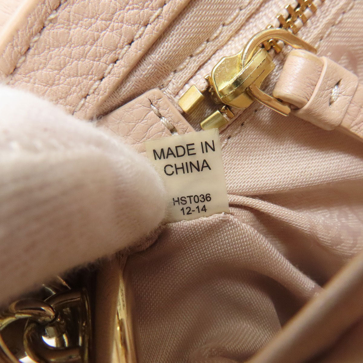 Tory Burch logo Shoulder Bag Leather Ladies [Used]