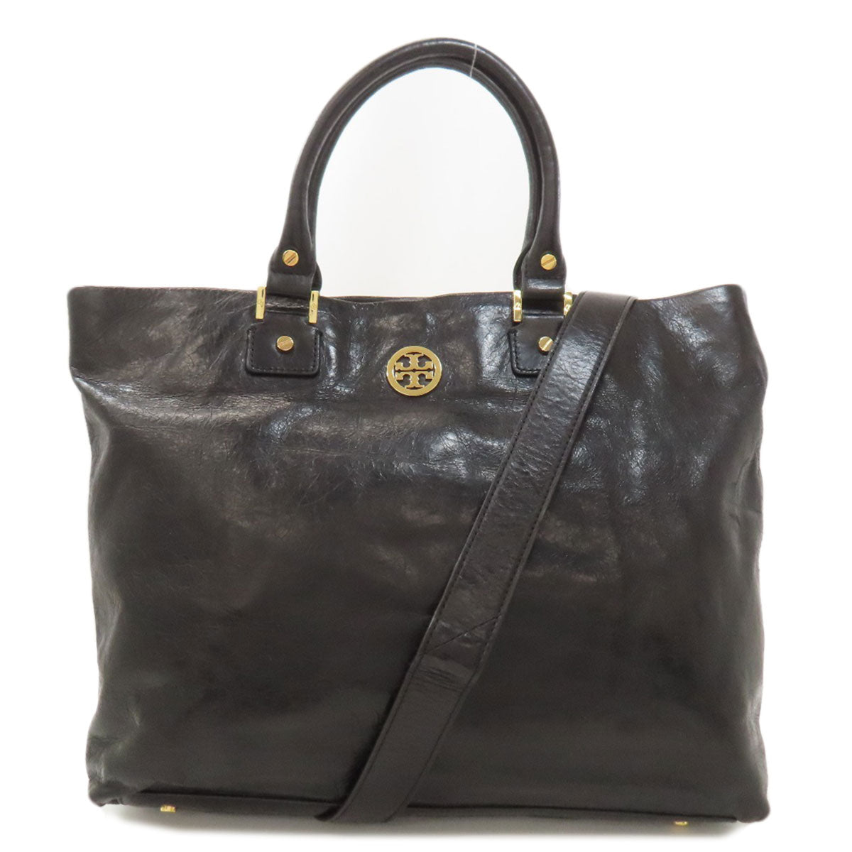 Tory Burch 2WAY Tote Bag Leather Ladies [Used]