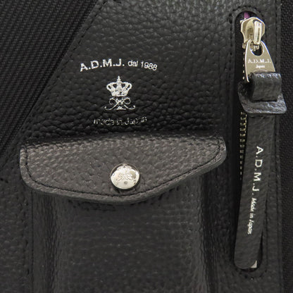 ADMJ Square tote Handbag Nylon canvas LeatherLadies [Used]