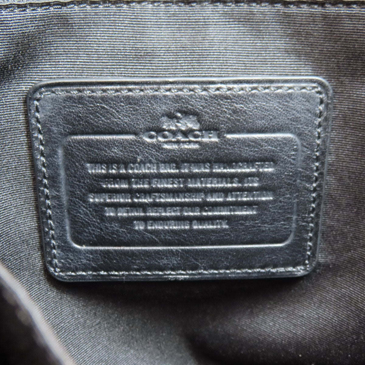 COACH F71286 logo Shoulder Bag Leather Ladies [Used]