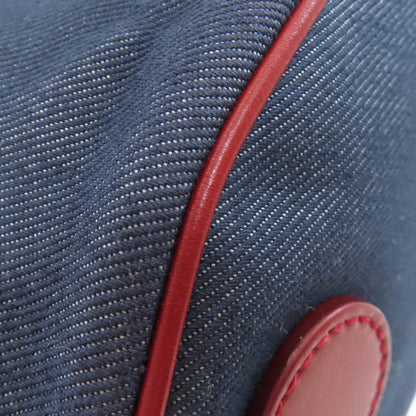 BALLY logo Shoulder Bag Denim Ladies [Used]