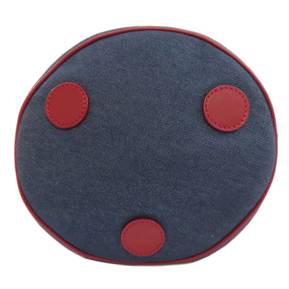 BALLY logo Shoulder Bag Denim Ladies [Used]