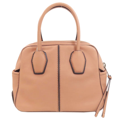 TODS Mikey Mini Bowler 2-Way Handbag Leather Ladies [Used]