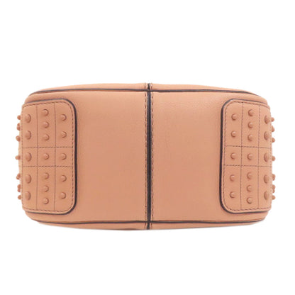 TODS Mikey Mini Bowler 2-Way Handbag Leather Ladies [Used]