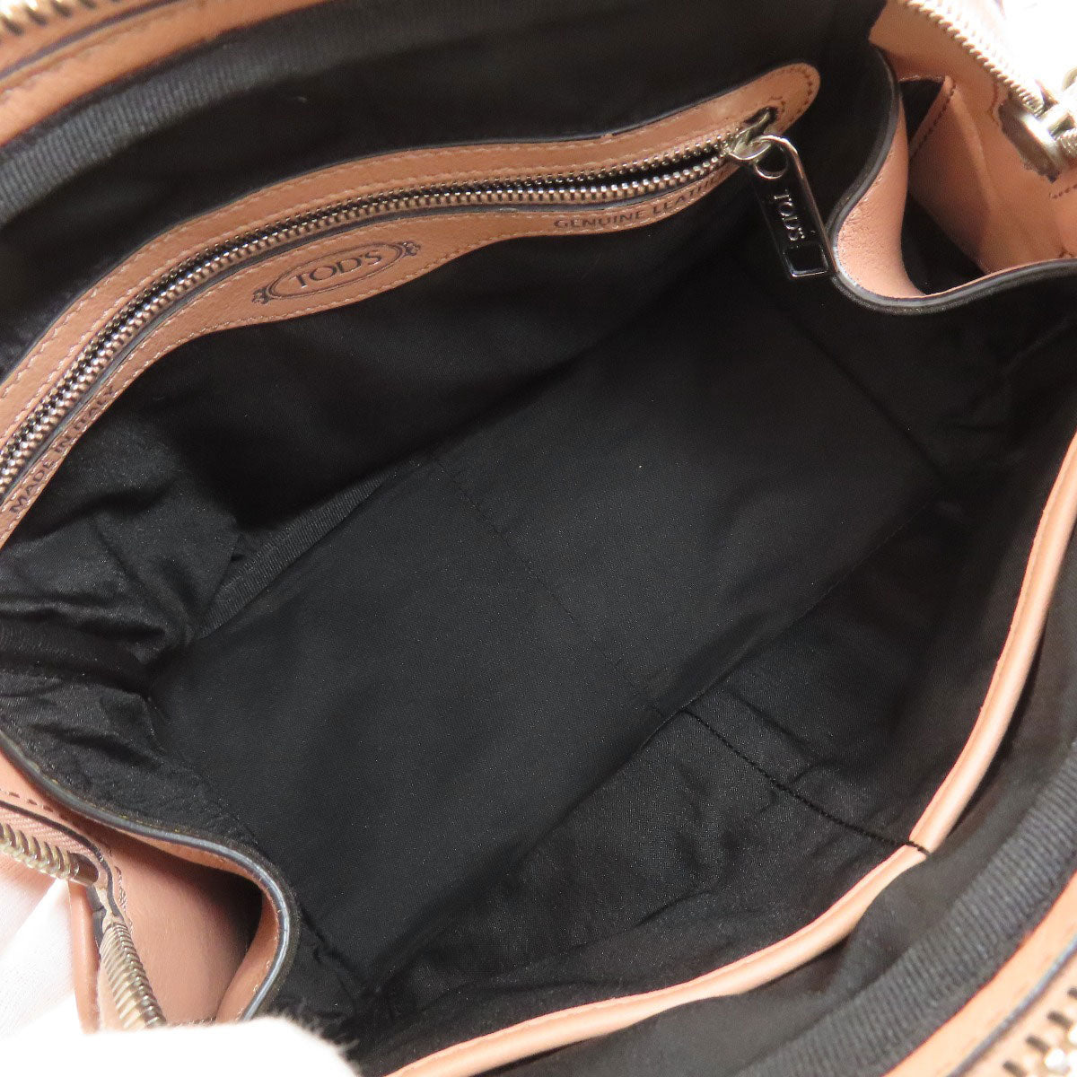 TODS Mikey Mini Bowler 2-Way Handbag Leather Ladies [Used]