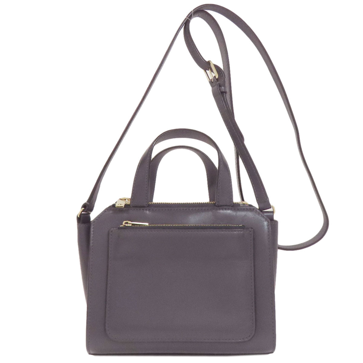 Valextra Mini Paspa Tote 2WAY Handbag Leather Ladies [Used]