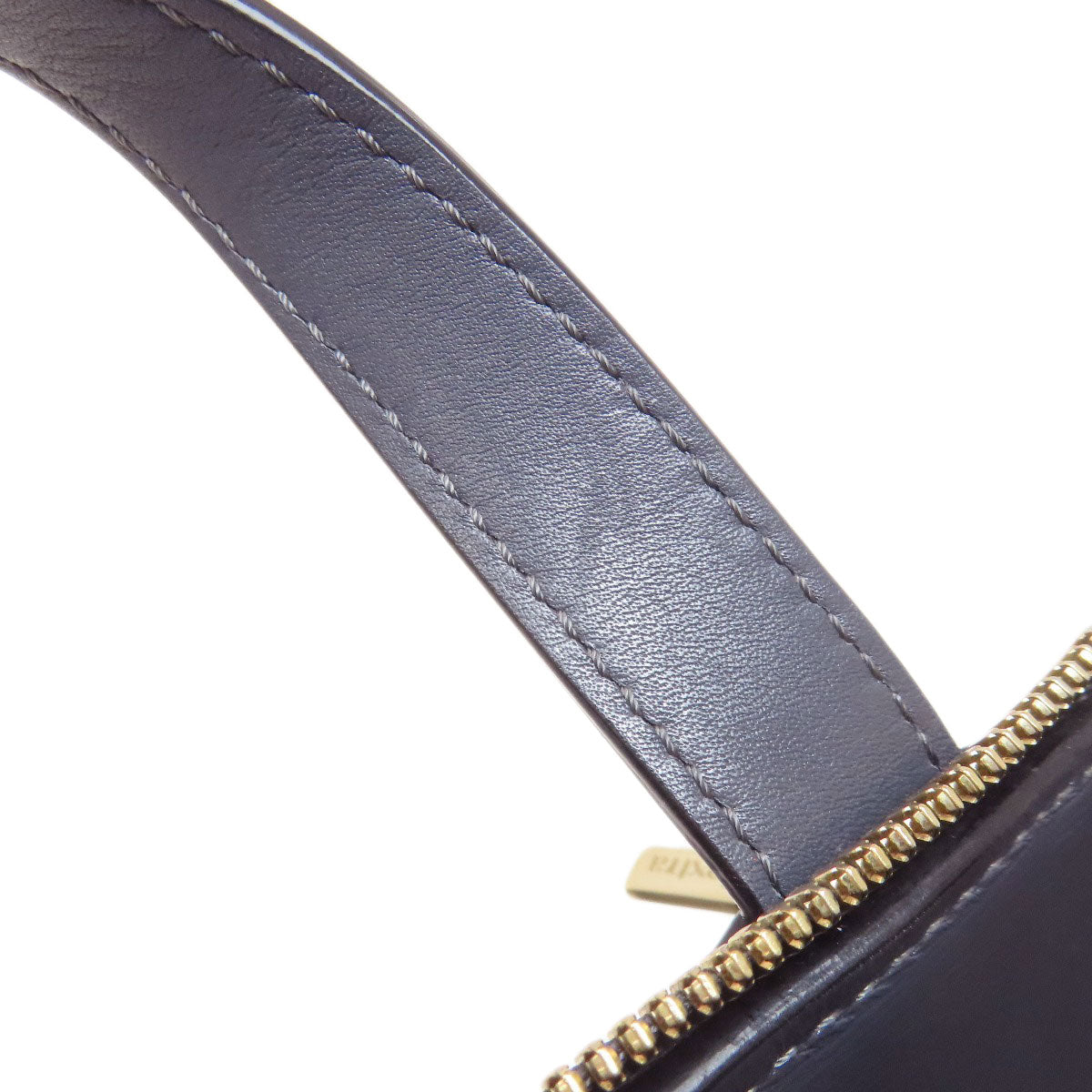 Valextra Mini Paspa Tote 2WAY Handbag Leather Ladies [Used]