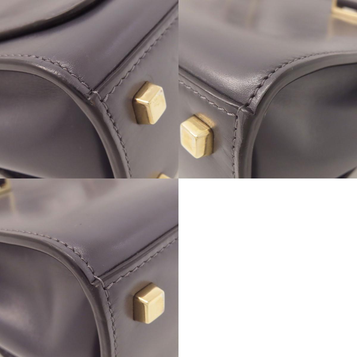 Valextra Mini Paspa Tote 2WAY Handbag Leather Ladies [Used]