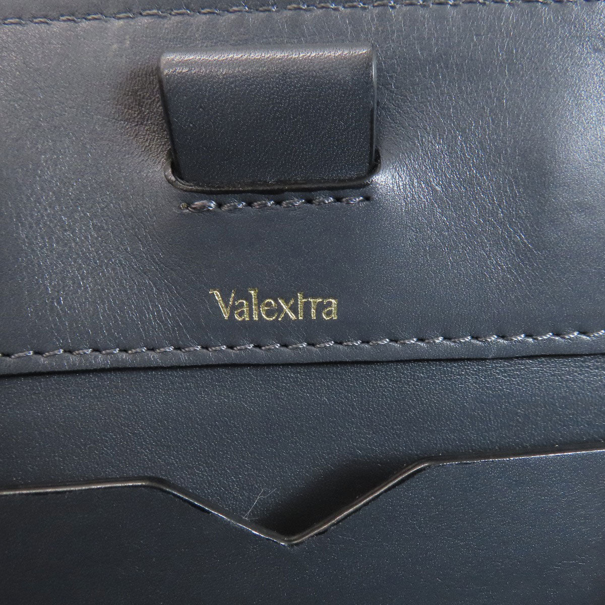 Valextra Mini Paspa Tote 2WAY Handbag Leather Ladies [Used]