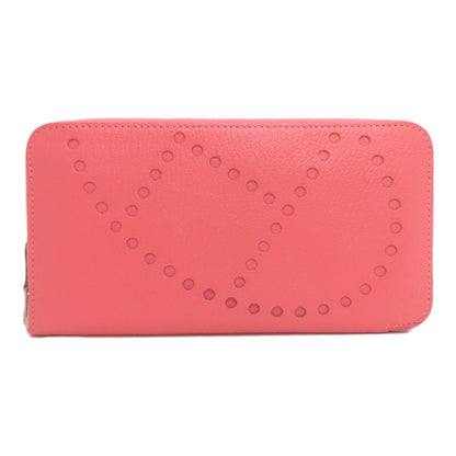 HERMES Evelyne Azap Long SilverHardware Long wallet (with coin pocket) Chevre Ladies [Used]