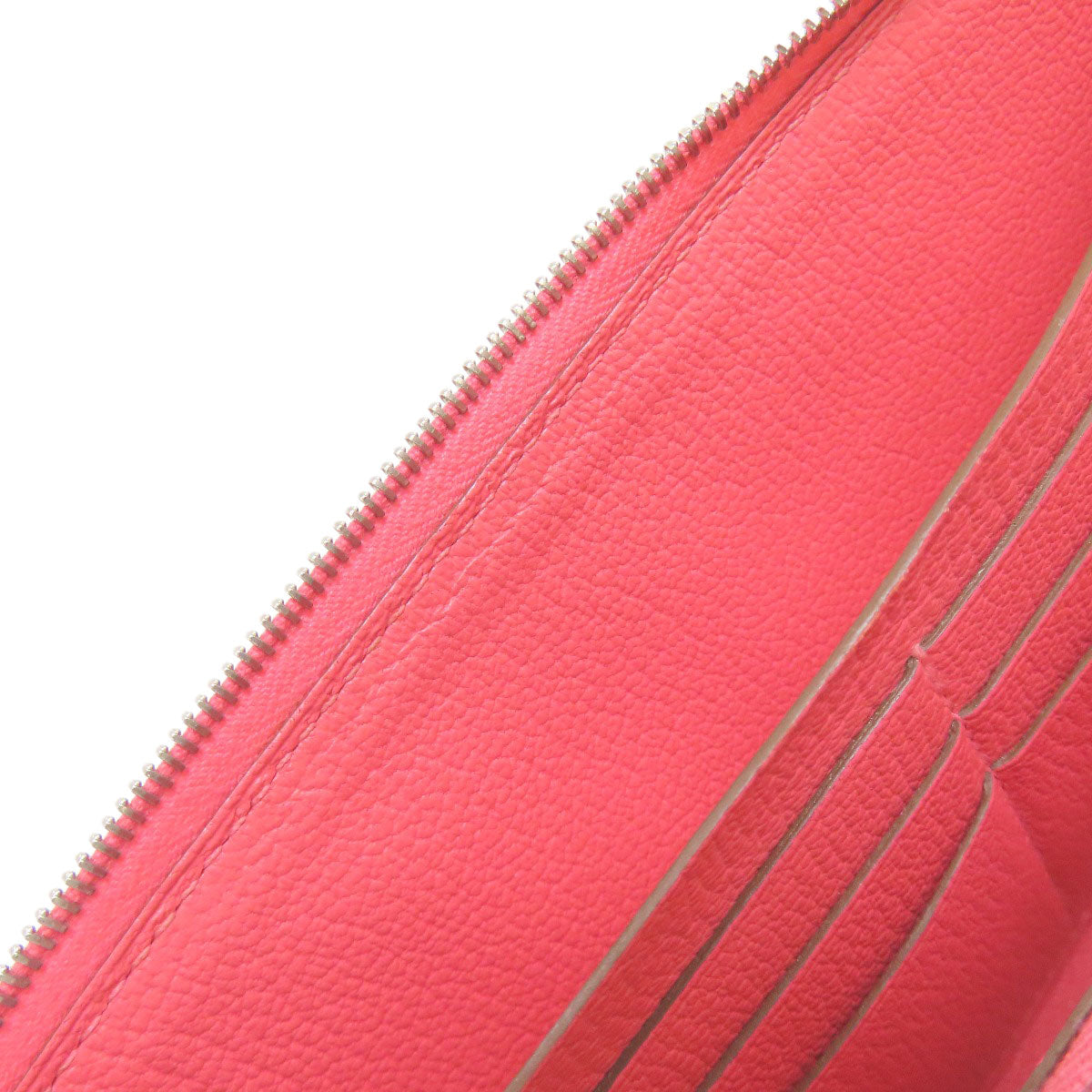 HERMES Evelyne Azap Long SilverHardware Long wallet (with coin pocket) Chevre Ladies [Used]