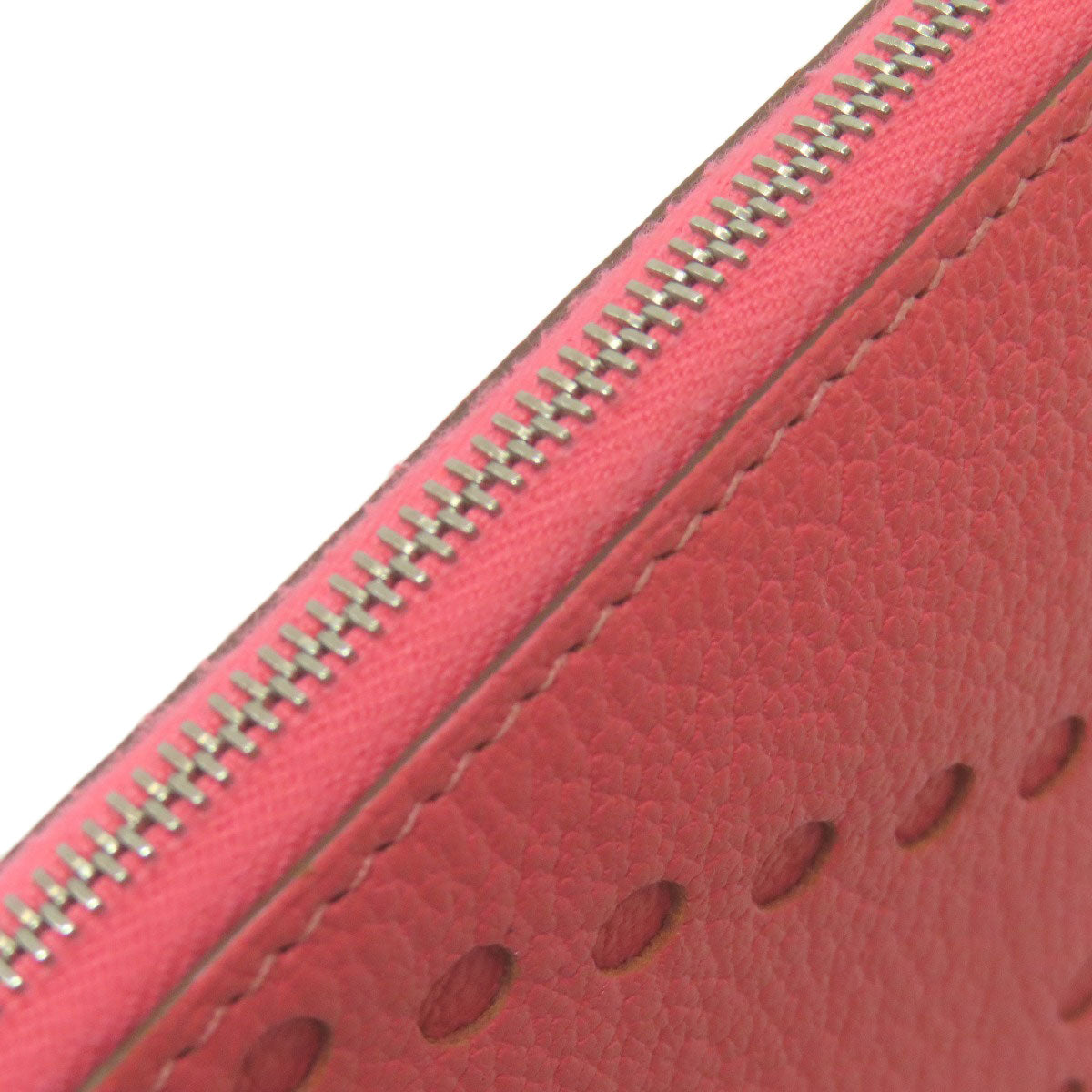 HERMES Evelyne Azap Long SilverHardware Long wallet (with coin pocket) Chevre Ladies [Used]