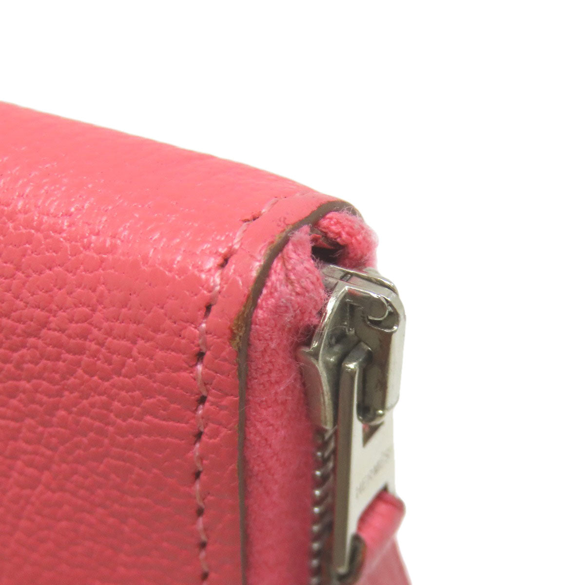 HERMES Evelyne Azap Long SilverHardware Long wallet (with coin pocket) Chevre Ladies [Used]