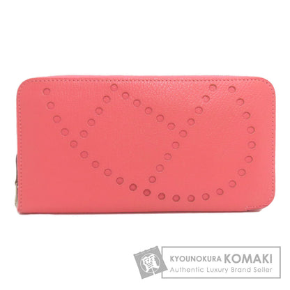 HERMES Evelyne Azap Long SilverHardware Long wallet (with coin pocket) Chevre Ladies [Used]