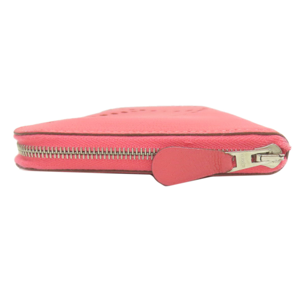 HERMES Evelyne Azap Long SilverHardware Long wallet (with coin pocket) Chevre Ladies [Used]