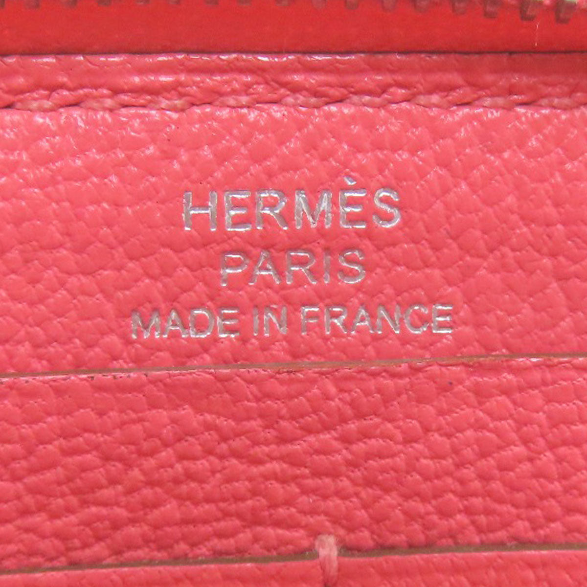 HERMES Evelyne Azap Long SilverHardware Long wallet (with coin pocket) Chevre Ladies [Used]