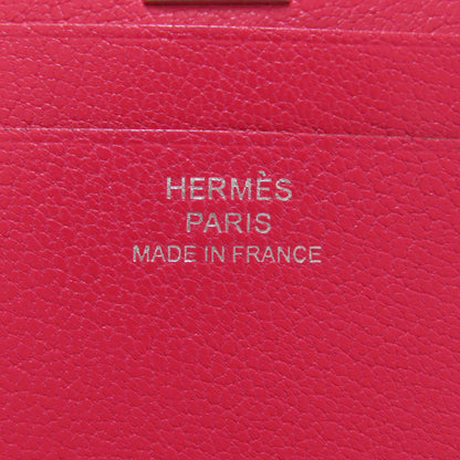 HERMES Medor SilverHardware Card Case Calf Ladies [Used]