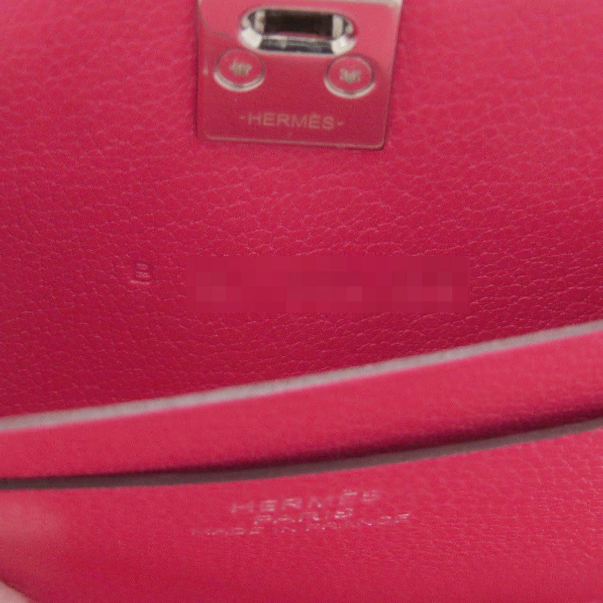 HERMES Medor SilverHardware Card Case Calf Ladies [Used]